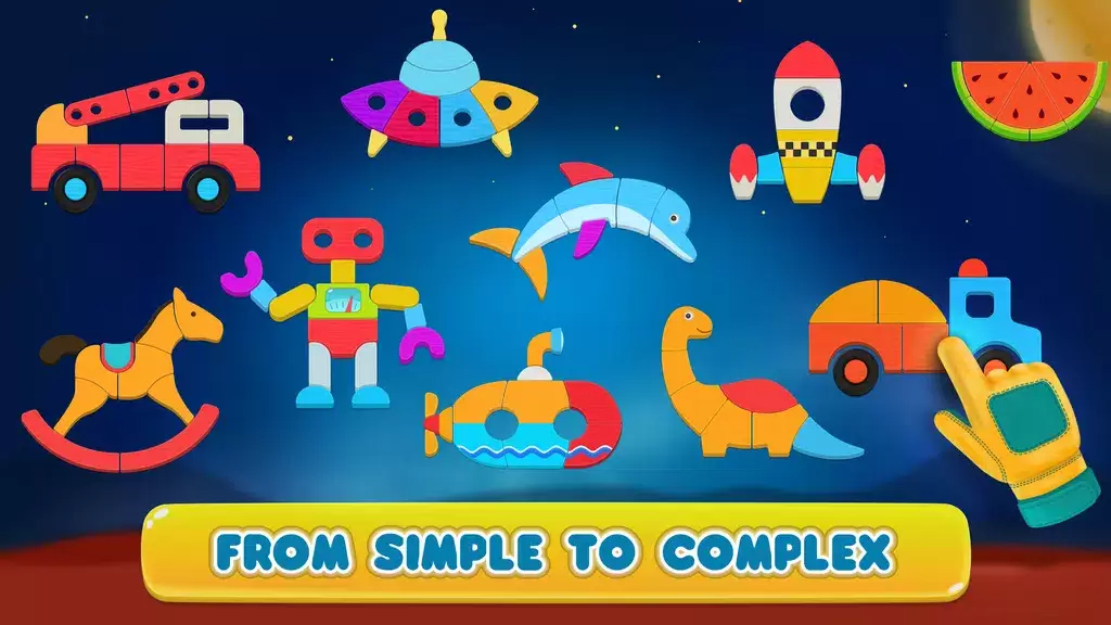 Cosmo Shapes Puzzles for kids Screenshot 3