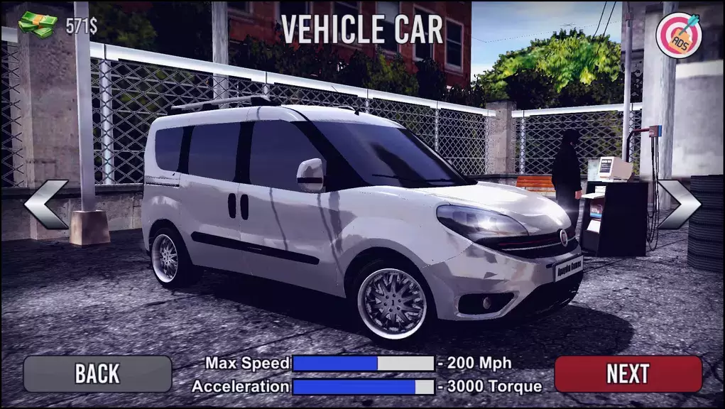 Doblo Drift Simulator captura de pantalla 