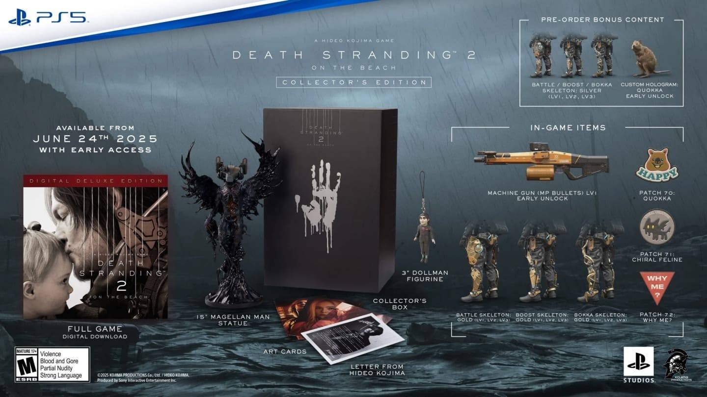 Sony Unveils Collector's Edition Trailer for Death Stranding 2: On the Beach