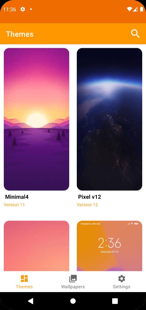 Global Themes and Wallpapers ဖန်သားပြင်ဓာတ်ပုံ 1