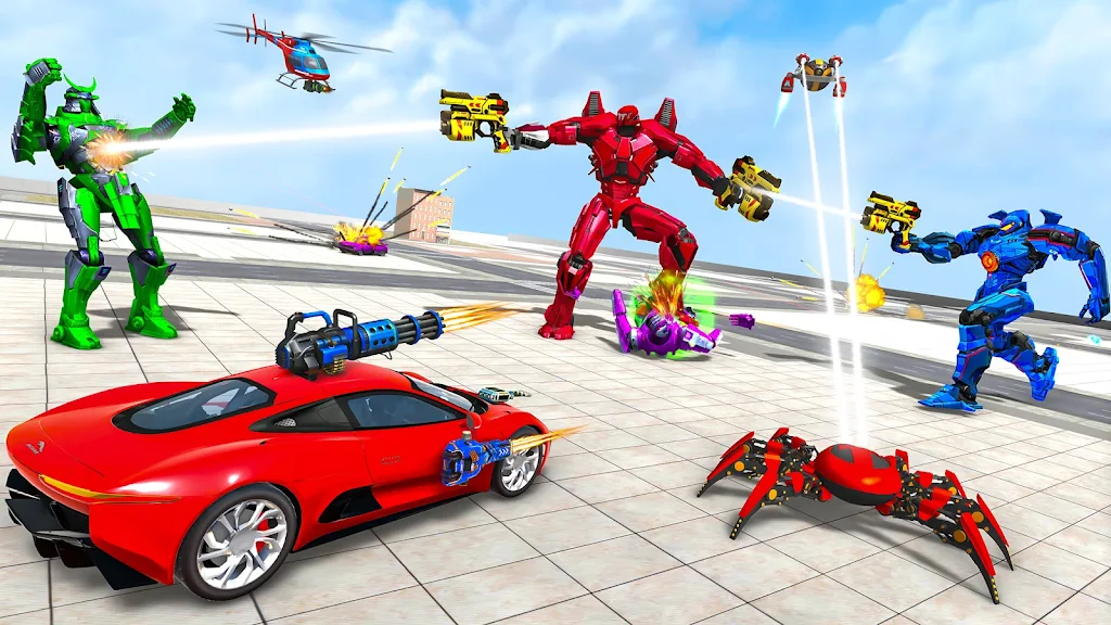 Spider Robot Games: Robot Car ekran görüntüsü 4