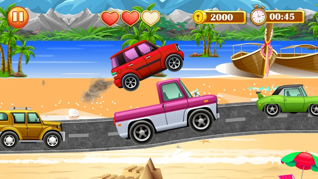 Screenshot Jogo de corrida de corrida de 2