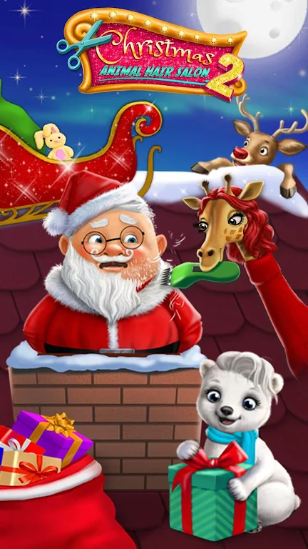 Christmas Animal Hair Salon 2 স্ক্রিনশট 2