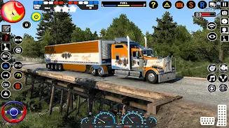 US Cargo Truck Simulator Game स्क्रीनशॉट 3