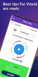 PooL Vpn - Super Fast Vpn ảnh chụp màn hình 1