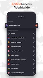 TouchVPN - VPN Proxy & Privacy экрана 3