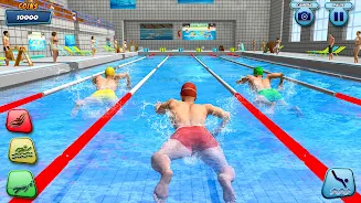 Aqua swimming pool racing 3D screenshot 3