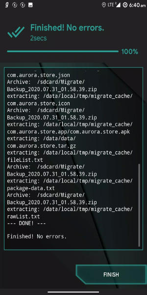 Migrate Flasher Captura de tela 1