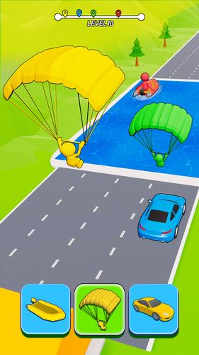 Shape Car Transform Race Screenshot 2