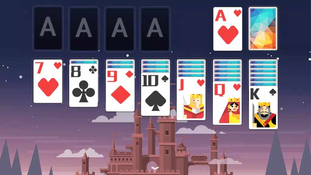 Solitaire FairyTaleCastleTheme ဖန်သားပြင်ဓာတ်ပုံ 3