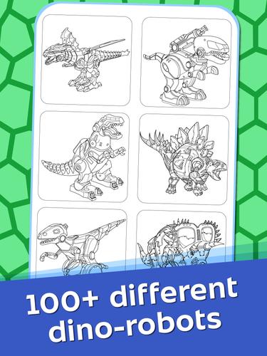 Dino Roboter Färbung Screenshot 3