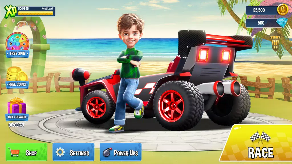 Mini Car Racing Game Legends ảnh chụp màn hình 4