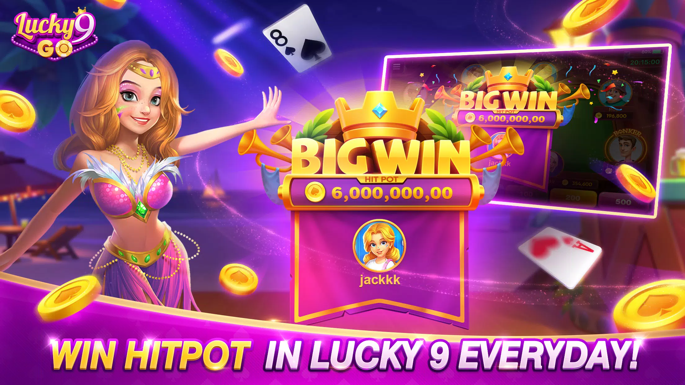 Lucky 9 Go экрана 3