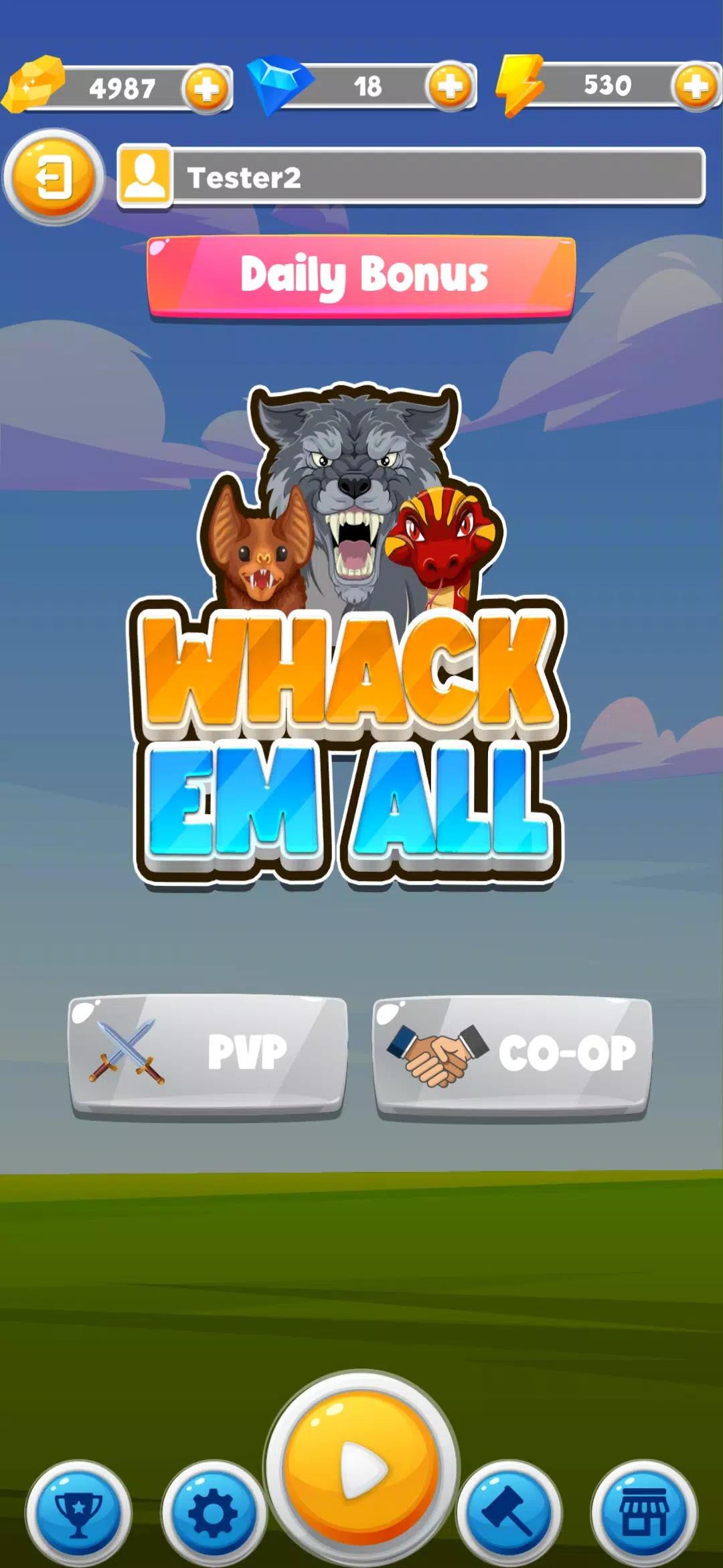 Whack-Em-All ဖန်သားပြင်ဓာတ်ပုံ 1