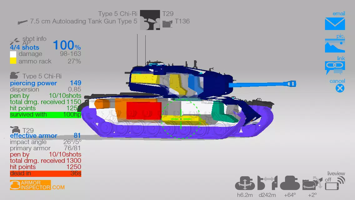 Armor Inspector - for WoT ekran görüntüsü 1