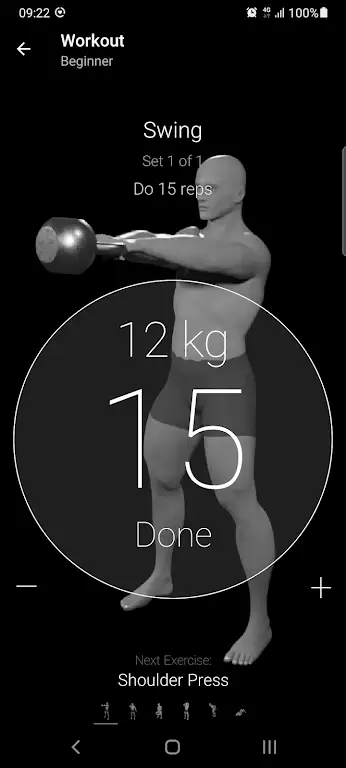 Kettlebell Home Workout screenshot 4