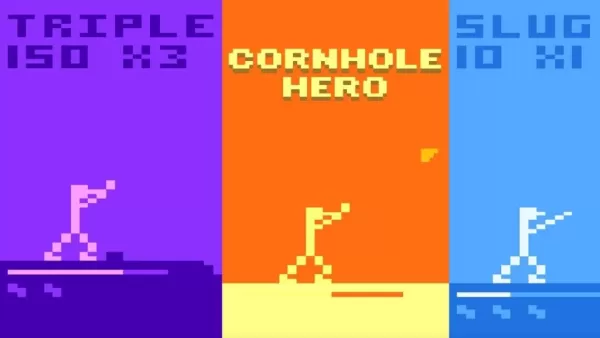 Pixeljam သည် Cornhole Hero ကိုလွှတ်တင်လိုက်သည်။ လက်ကိုင်ဖုန်းပေါ်တွင်တင်ထားသောအိတ်၏အနုပညာကိုမာစတာ
