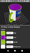 3D Mug Mockup Designer Captura de tela 4