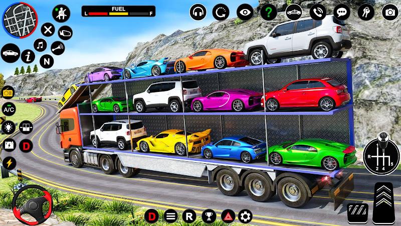 Car Transport Truck Games ảnh chụp màn hình 2