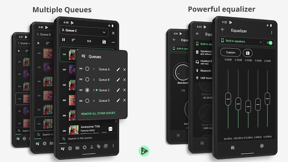 Musicolet Music Player Mod ảnh chụp màn hình 2