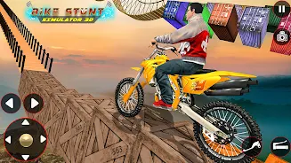 Bike Stunt 3D Simulator Games zrzut ekranu 3