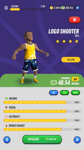 Idle Basketball Legends Tycoon экрана 4