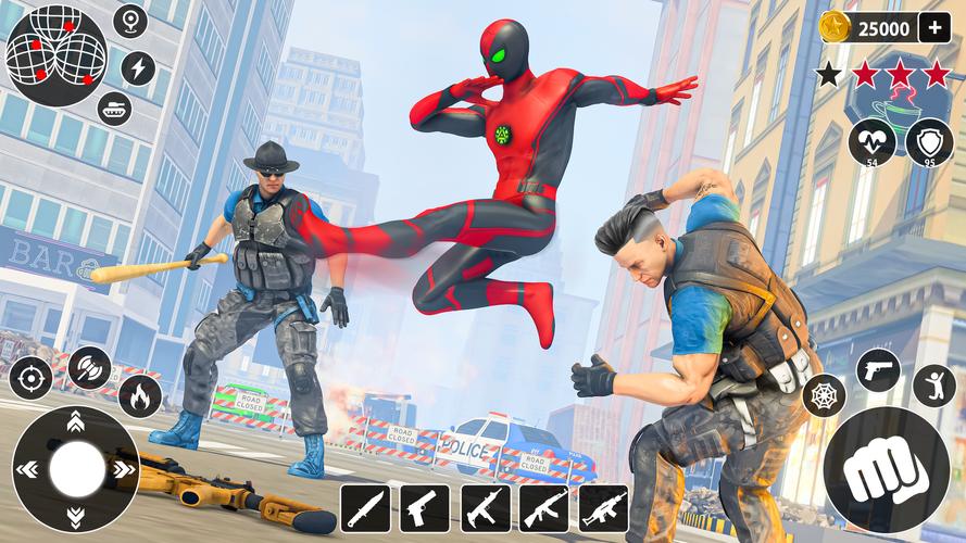 Rope Spider Hero: Spider Games Screenshot 4