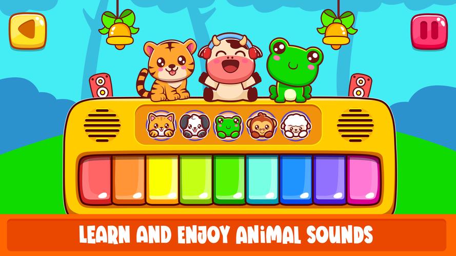 Piano Kids Toddler Music Games应用截图第2张