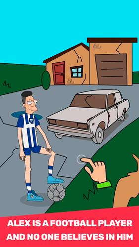 Alex - Idle Football Star экрана 1