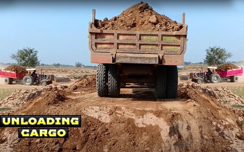 Tractor Trolley Farming Drive экрана 2