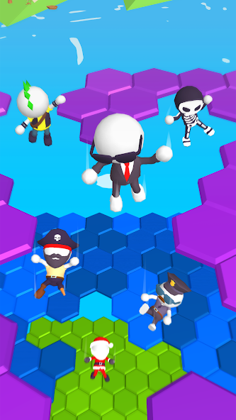 Do Not Fall .io Mod ဖန်သားပြင်ဓာတ်ပုံ 3