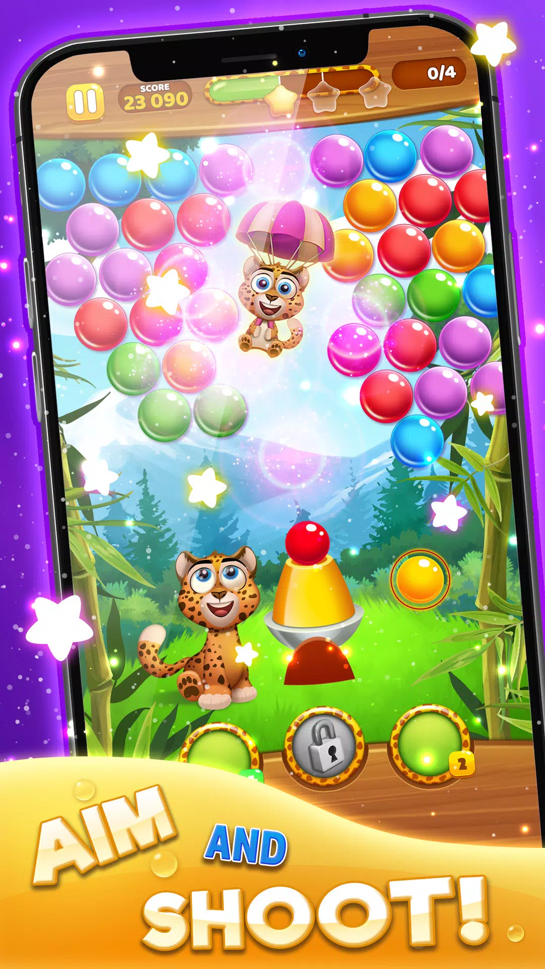 Bubble Pop: Wild Rescue ဖန်သားပြင်ဓာတ်ပုံ 2