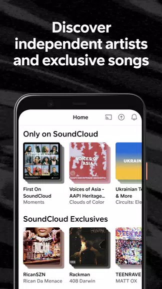 SoundCloud: Play Music & Songs Screenshot 1