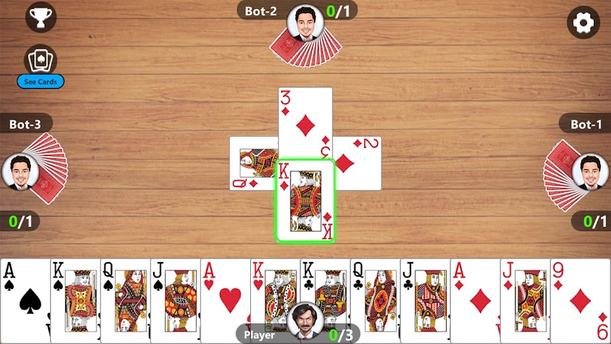 Callbreak Master 3 - Card Game स्क्रीनशॉट 3