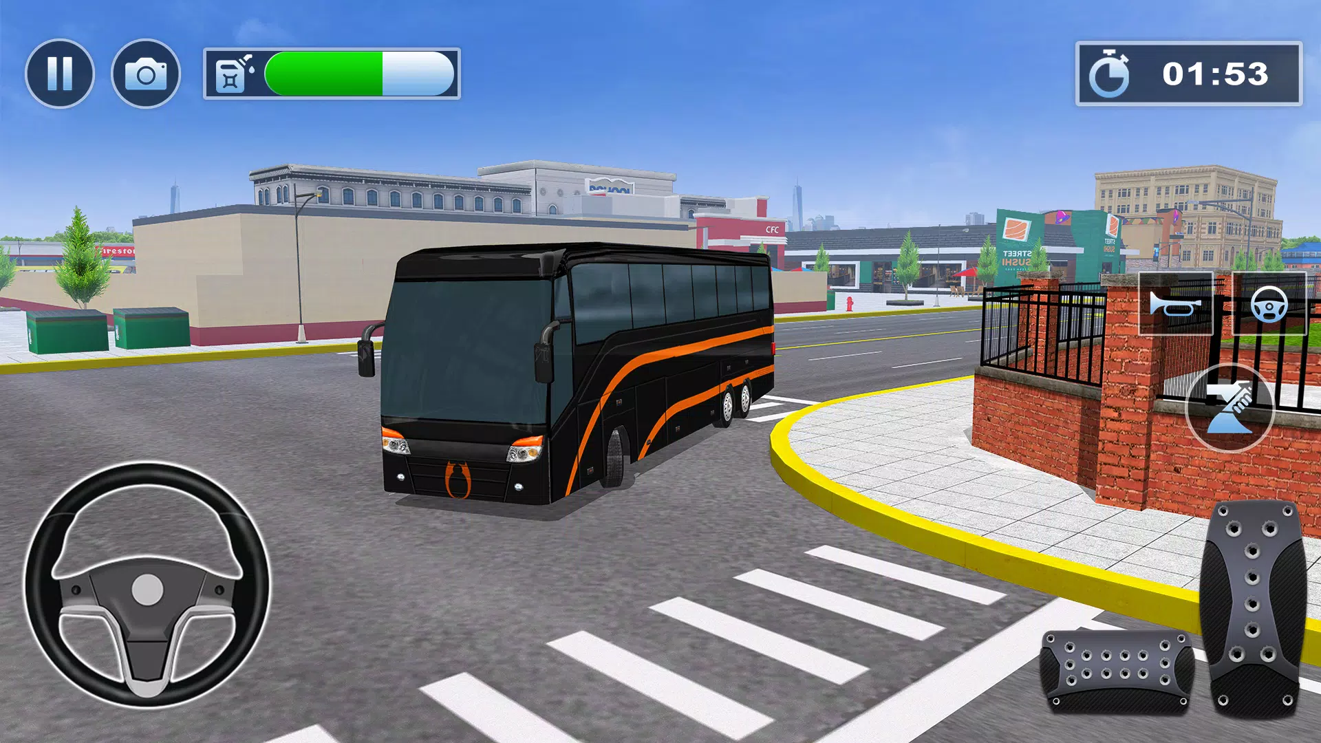 Bus Simulator : 3D Bus Games screenshot 3