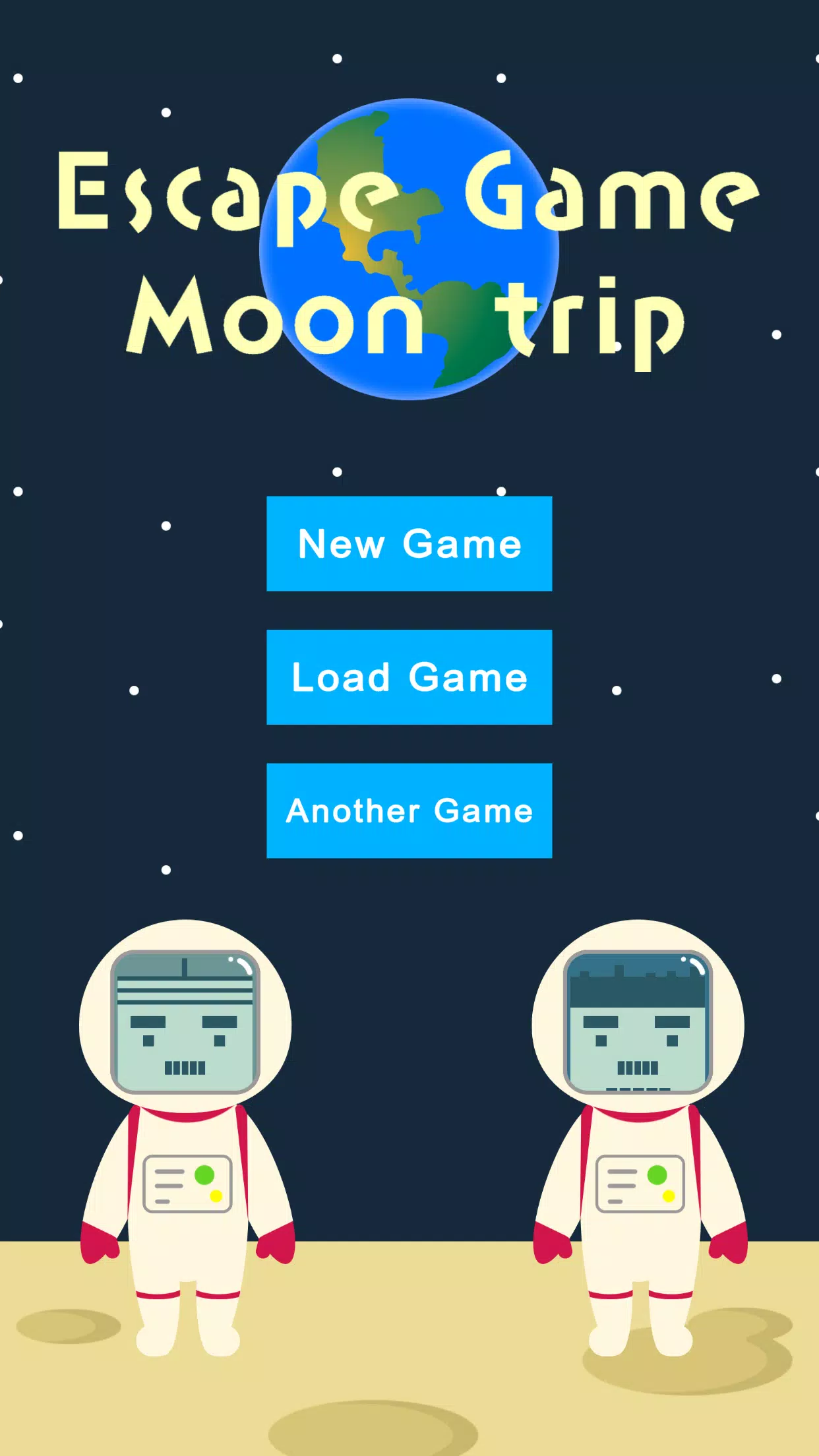 2D Escape Game - Moon Trip Screenshot 1