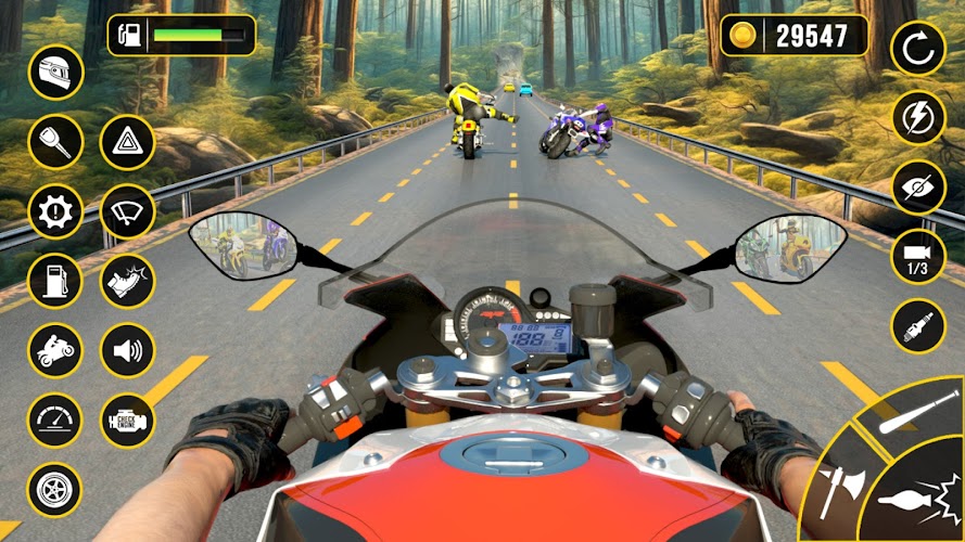 Moto Attack - Bike Racing Game ဖန်သားပြင်ဓာတ်ပုံ 3