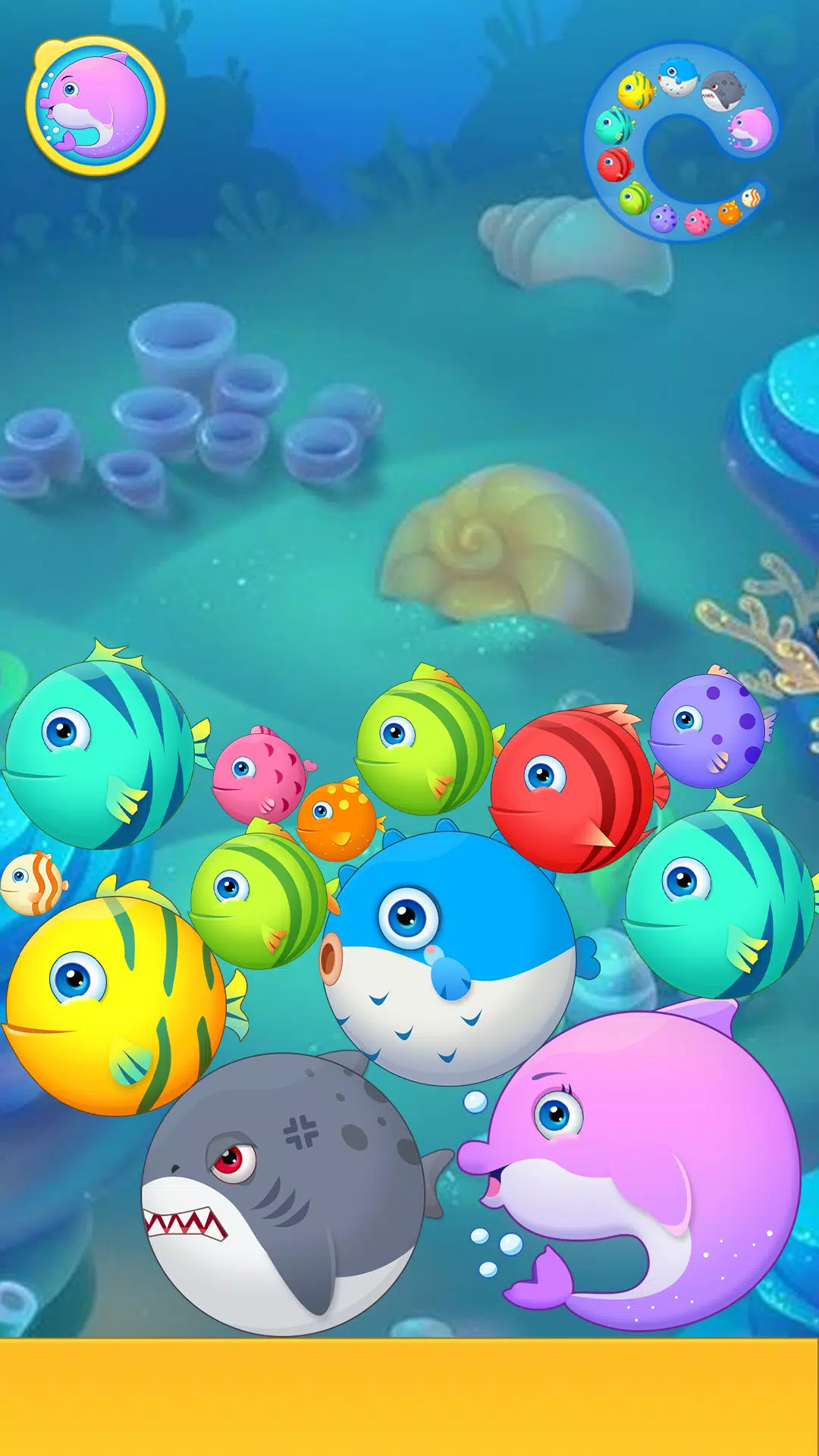 Sea Animals - Merge Game স্ক্রিনশট 1