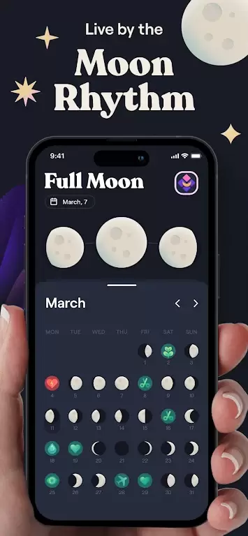 Screenshot Moonly App - Calendário Lunar 1