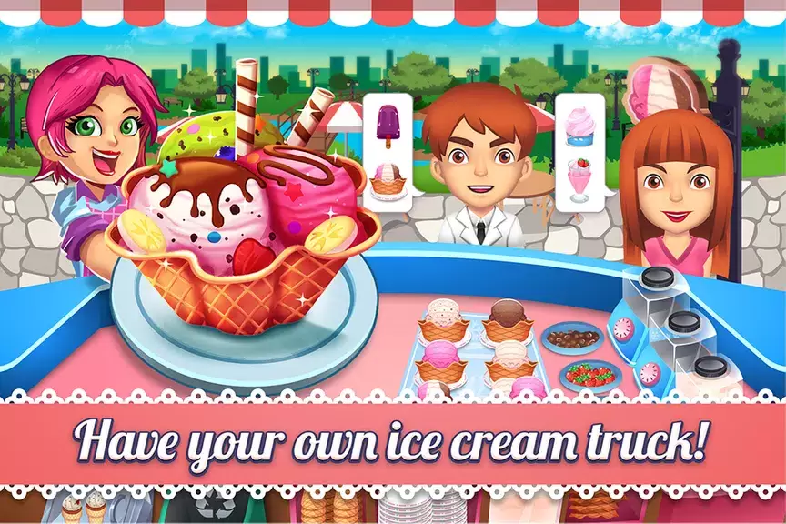 My Ice Cream Shop: Time Manage экрана 1