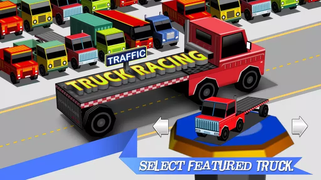 Truck Traffic Racing3D ဖန်သားပြင်ဓာတ်ပုံ 1