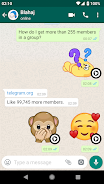 Animated Emojis WAStickerApps captura de pantalla 