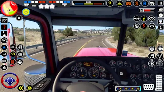 American Cargo Truck Games Sim экрана 2