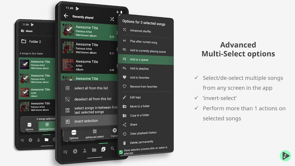 Musicolet Music Player Mod screenshot 4