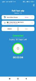 Rafi Fast UDP VPN Screenshot 1