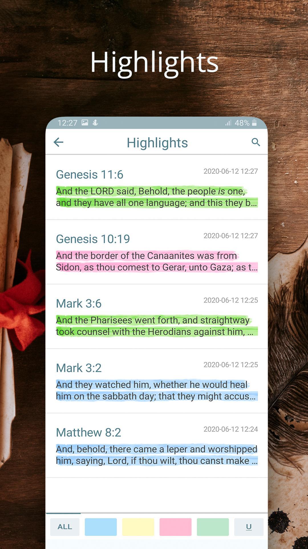 Holy Bible, New Testament captura de pantalla 