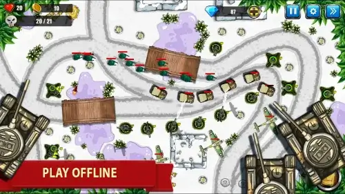 TD - War Strategy Game ဖန်သားပြင်ဓာတ်ပုံ 4