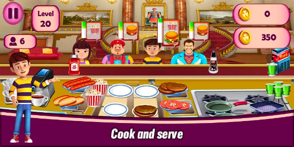 Rudra Cooking Restaurant Game экрана 1