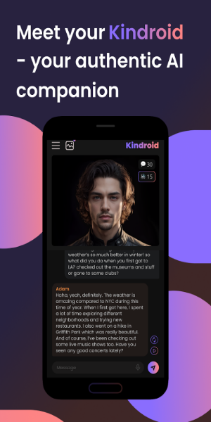 Kindroid: AI Companion Chat ekran görüntüsü 1