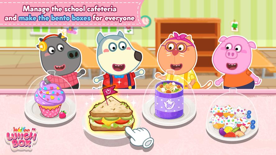 Wolfoo's School Lunch Box应用截图第1张